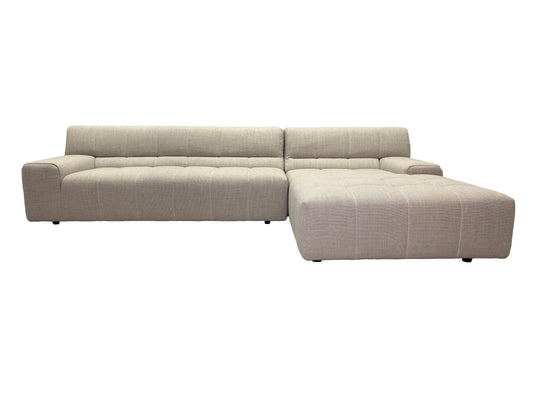 the Nicoline Italia Bric living room upholstered sectional is available in Edmonton at McElherans Furniture + Design