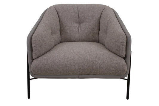 the Nicoline Italia Fashion living room leather chair is available in Edmonton at McElherans Furniture + Design