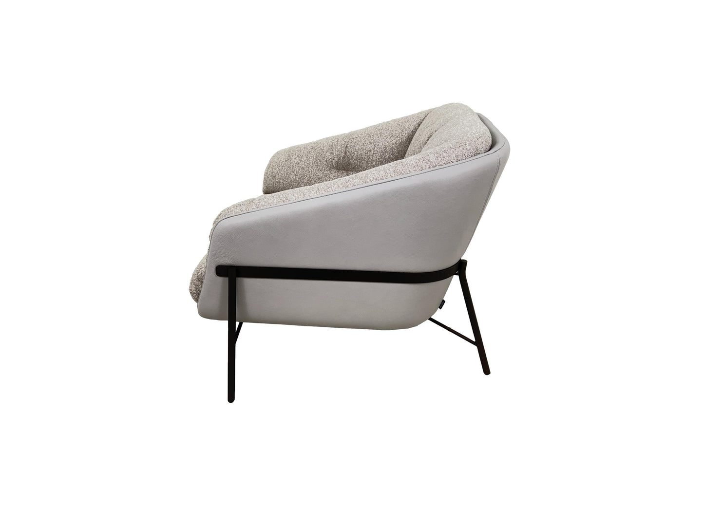 the Nicoline Italia Fashion living room leather chair is available in Edmonton at McElherans Furniture + Design