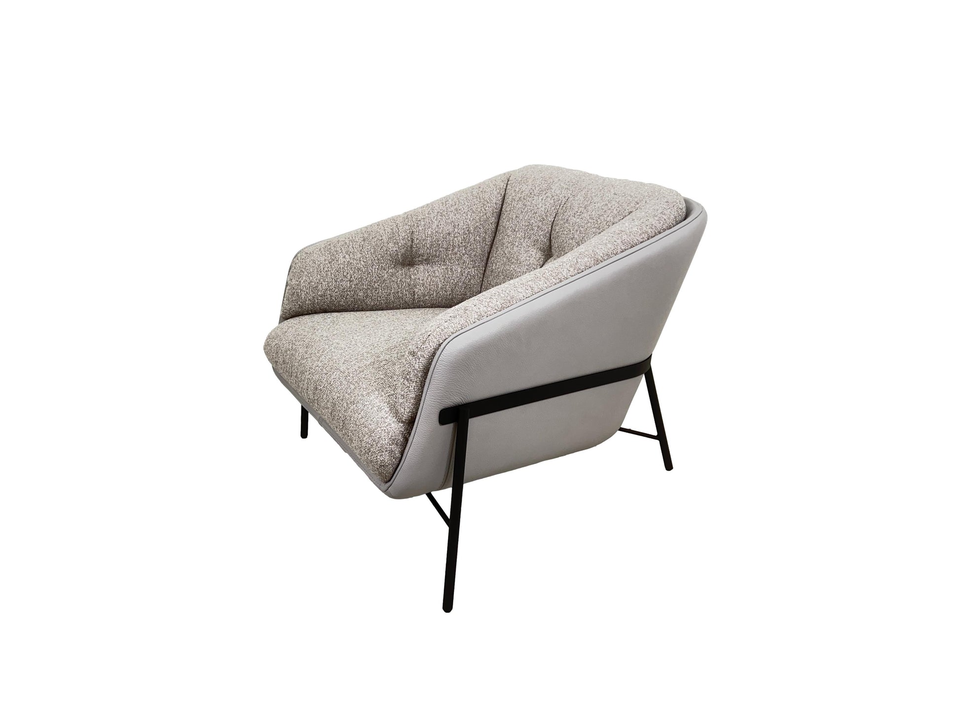 the Nicoline Italia Fashion living room leather chair is available in Edmonton at McElherans Furniture + Design