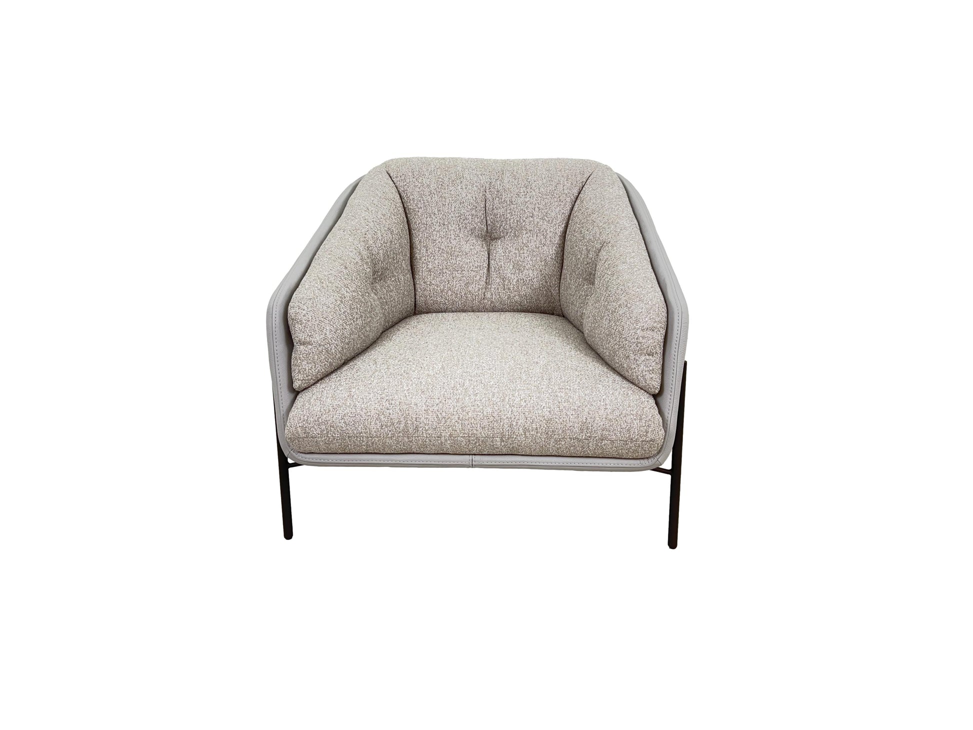 the Nicoline Italia Fashion living room leather chair is available in Edmonton at McElherans Furniture + Design