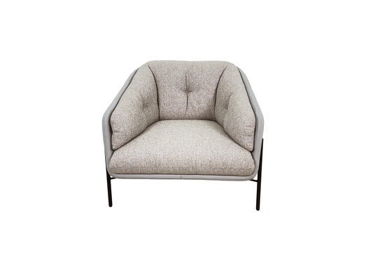 the Nicoline Italia Fashion living room leather chair is available in Edmonton at McElherans Furniture + Design