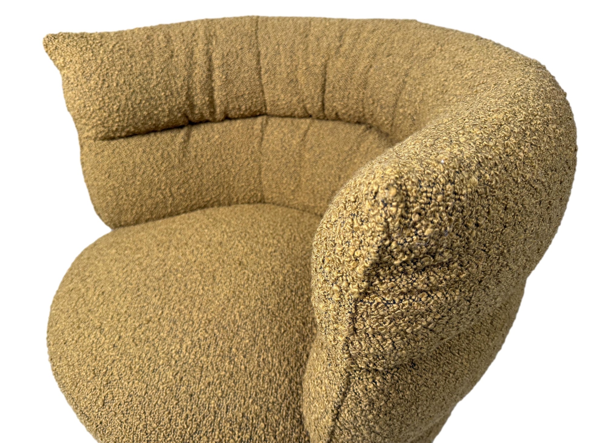 the Nicoline Italia Julie living room upholstered swivel chair is available in Edmonton at McElherans Furniture + Design
