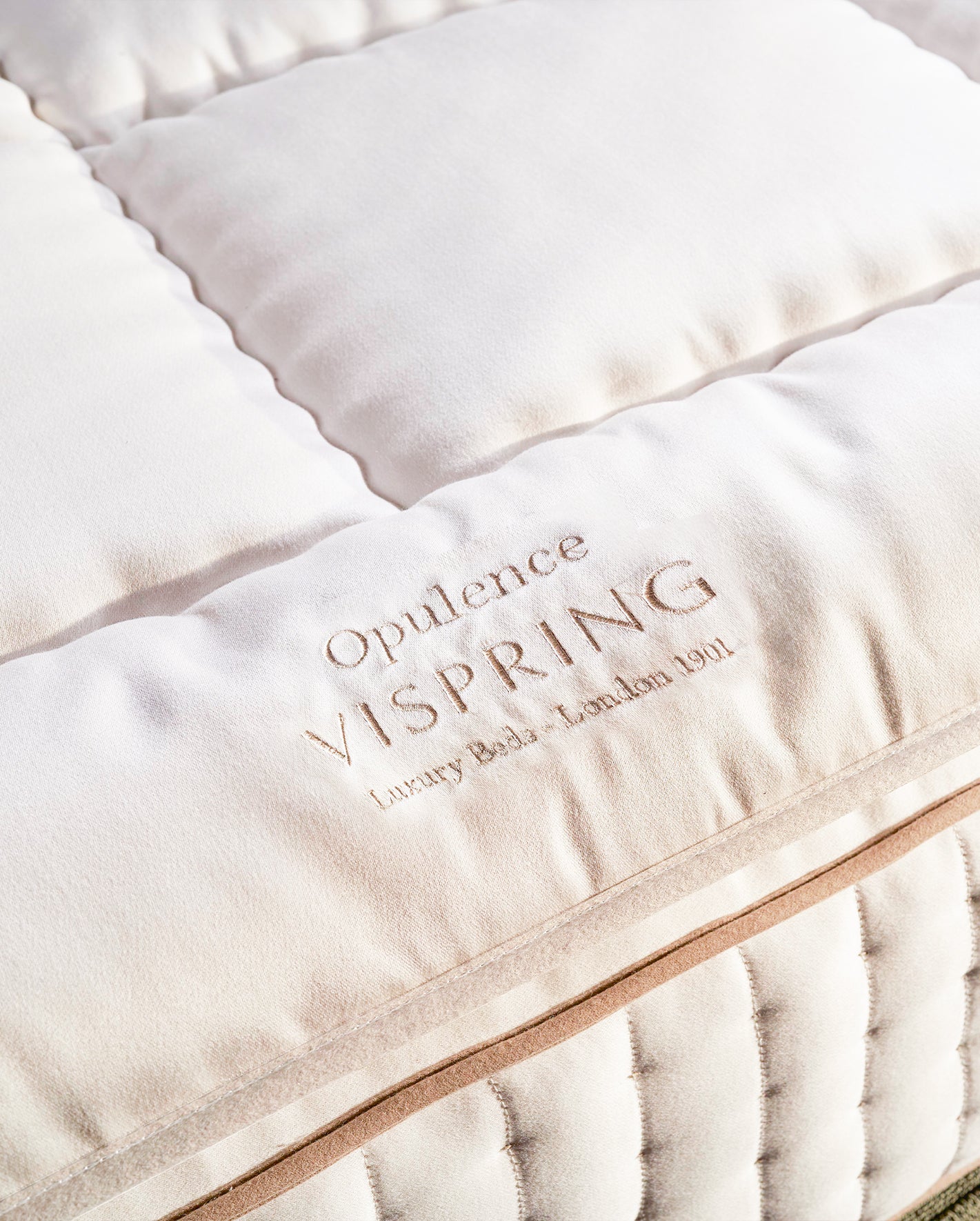 the Vi-Spring Opulence mattresses mattress topper is available in Edmonton at McElherans Furniture + Design