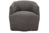 the HF Custom  transitional Vero living room upholstered swivel chair is available in Edmonton at McElherans Furniture + Design