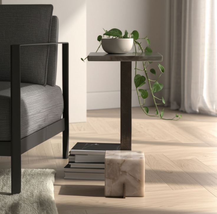 the Sagebrook Miltonridge living room occasional end table is available in Edmonton at McElherans Furniture + Design