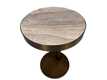 Stone International Telescope living room occasional end table