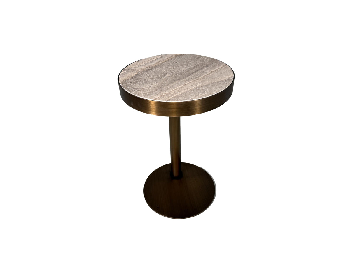 Stone International Telescope living room occasional end table