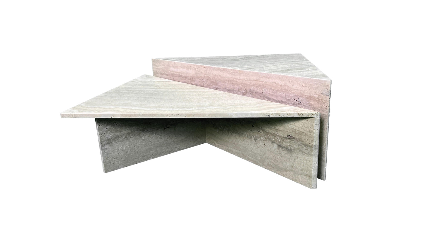 the Stone International Miro high-low living room occasional coffee table is available in Edmonton at McElherans Furniture + Design