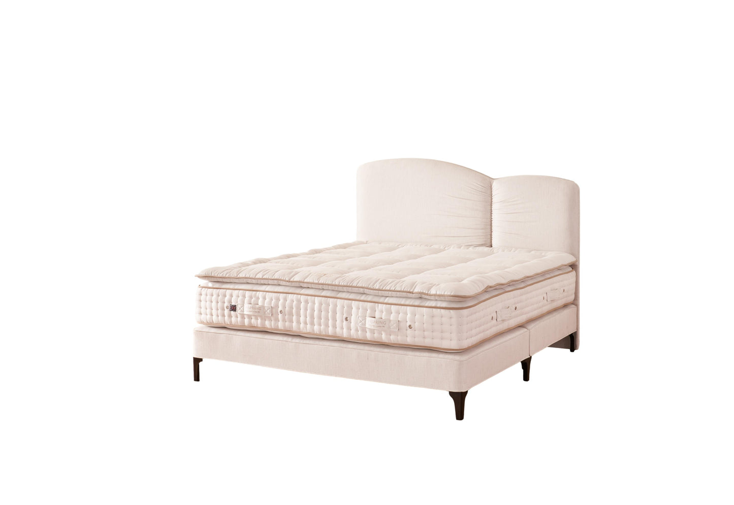 the Sublime 4 piece complete bed is available in Edmonton at McElherans Furniture + Design