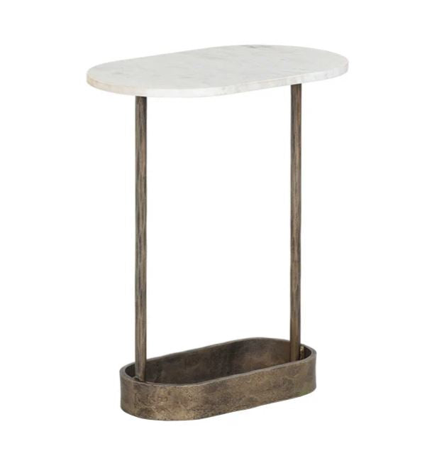 the Sunpan Eden living room occasional end table is available in Edmonton at McElherans Furniture + Design