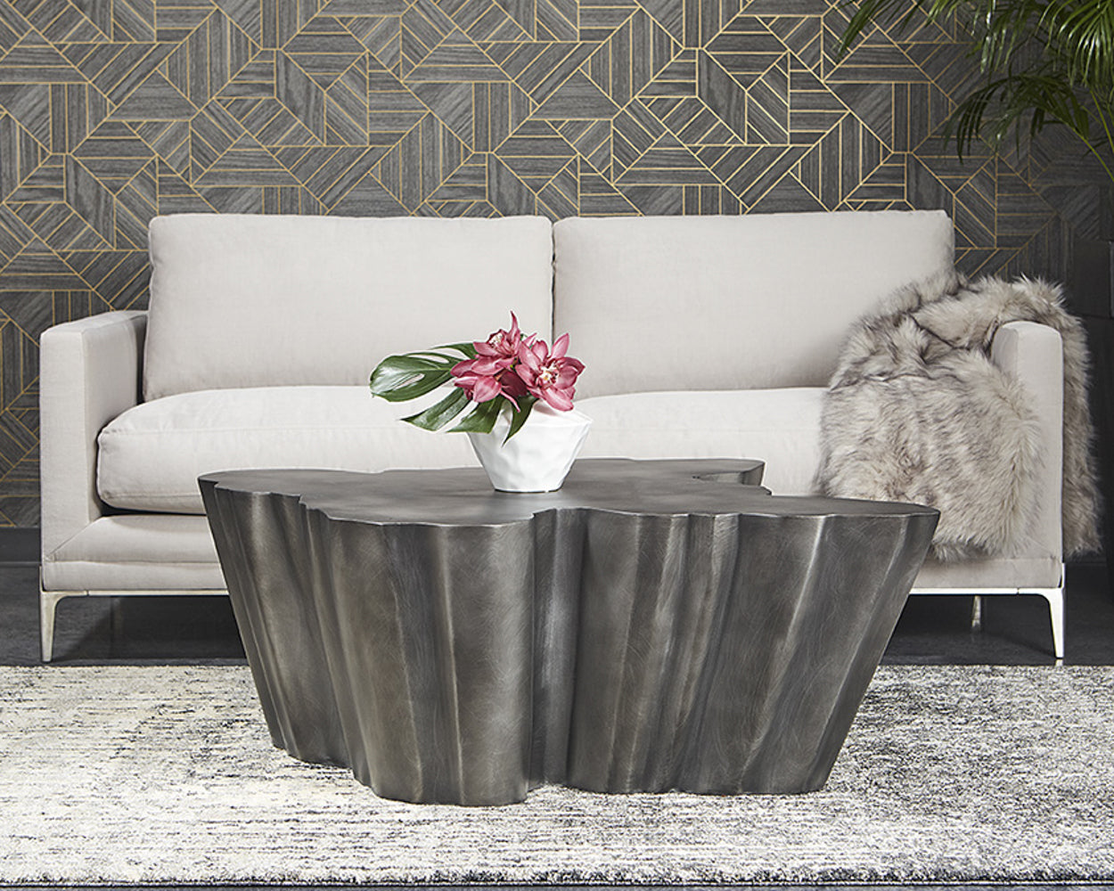 the Sunpan 107149 living room occasional coffee table is available in Edmonton at McElherans Furniture + Design
