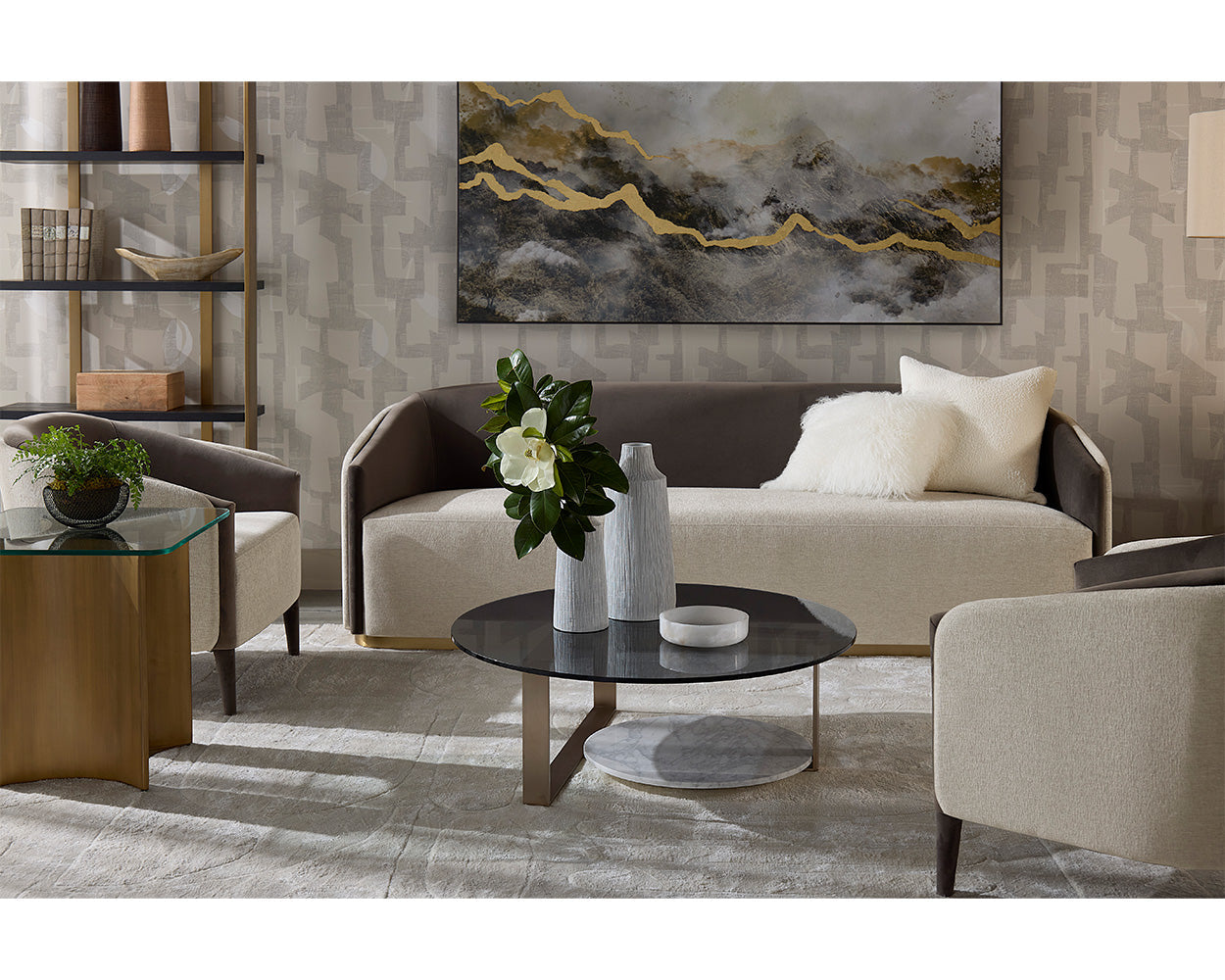 the Sunpan 108048 living room occasional coffee table is available in Edmonton at McElherans Furniture + Design