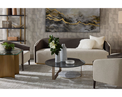 the Sunpan 108048 living room occasional coffee table is available in Edmonton at McElherans Furniture + Design