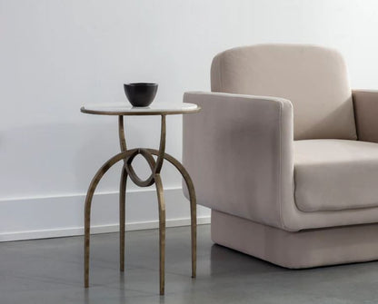 the Sunpan Alicent living room occasional end table is available in Edmonton at McElherans Furniture + Design
