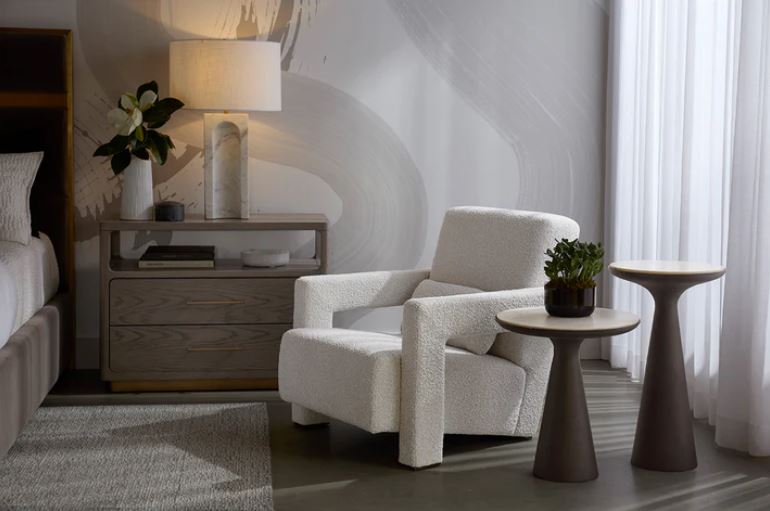 the Sunpan Chizu living room occasional end table is available in Edmonton at McElherans Furniture + Design