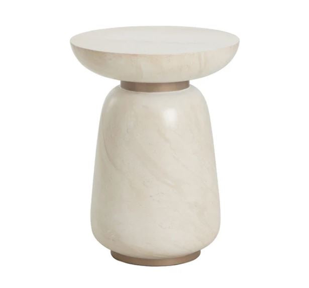 the Sunpan Hali living room occasional end table is available in Edmonton at McElherans Furniture + Design