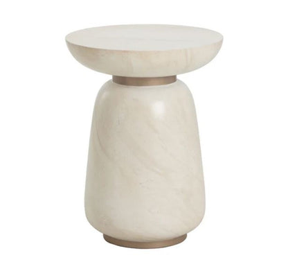 the Sunpan Hali living room occasional end table is available in Edmonton at McElherans Furniture + Design