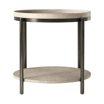 the Theodore Alexander  transitional TA50136.C322 living room occasional end table is available in Edmonton at McElherans Furniture + Design