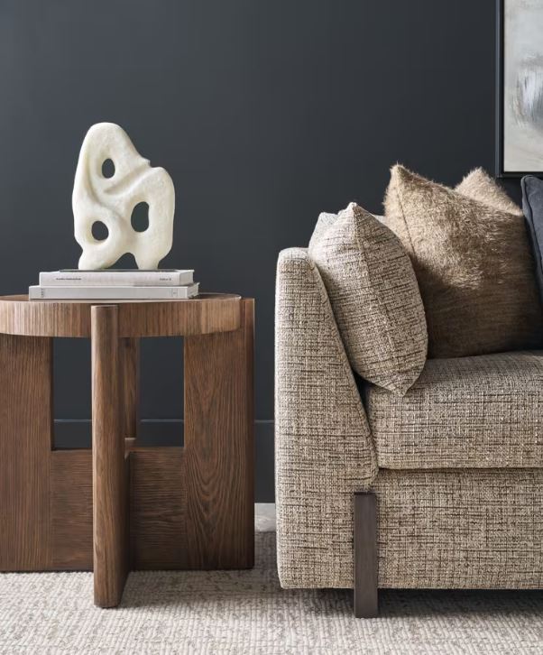 the Theodore Alexander Urbane TA50421 living room occasional end table is available in Edmonton at McElherans Furniture + Design