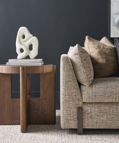 the Theodore Alexander Urbane TA50421 living room occasional end table is available in Edmonton at McElherans Furniture + Design