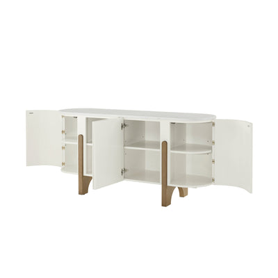 the Theodore Alexander  transitional TA61065 living room occasional entertainment center is available in Edmonton at McElherans Furniture + Design