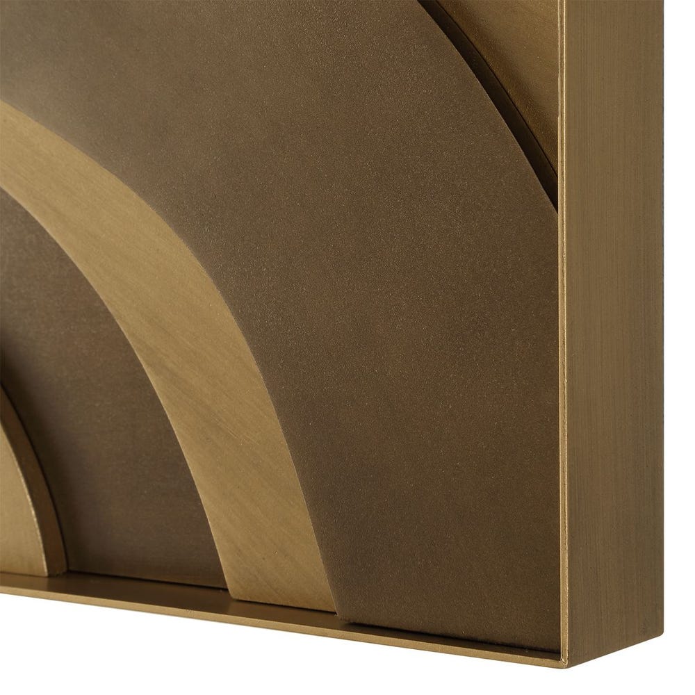the Uttermost Golden Terrain wall art is available in Edmonton at McElherans Furniture + Design