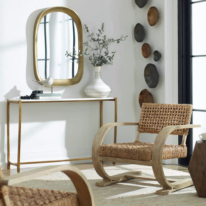the Uttermost Bradano wall mirror is available in Edmonton at McElherans Furniture + Design