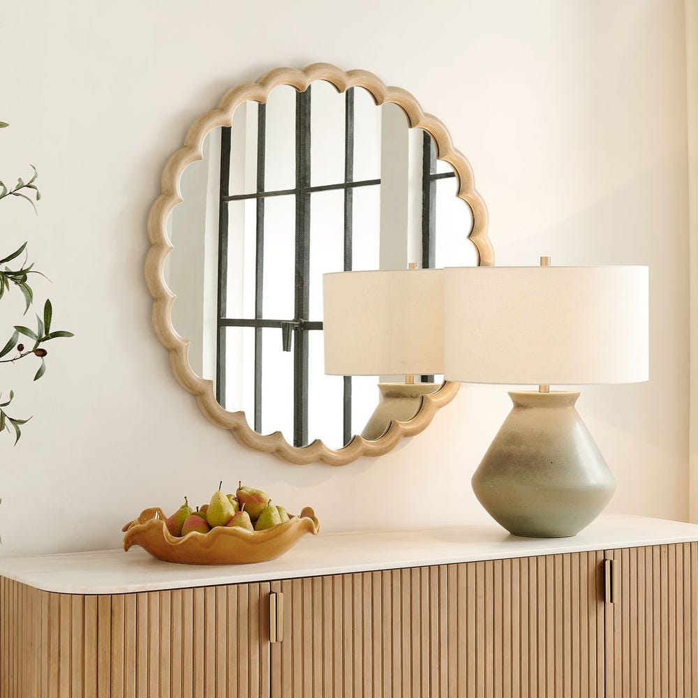 the Uttermost Cerrito wall mirror is available in Edmonton at McElherans Furniture + Design