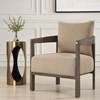 the Uttermost transitional 24905 living room occasional end table is available in Edmonton at McElherans Furniture + Design