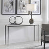 the Uttermost  transitional 25173 living room occasional console table is available in Edmonton at McElherans Furniture + Design