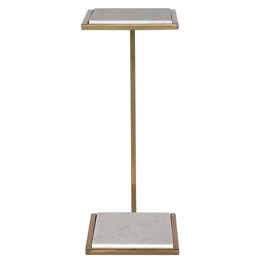 the Uttermost Elevate living room occasional end table is available in Edmonton at McElherans Furniture + Design