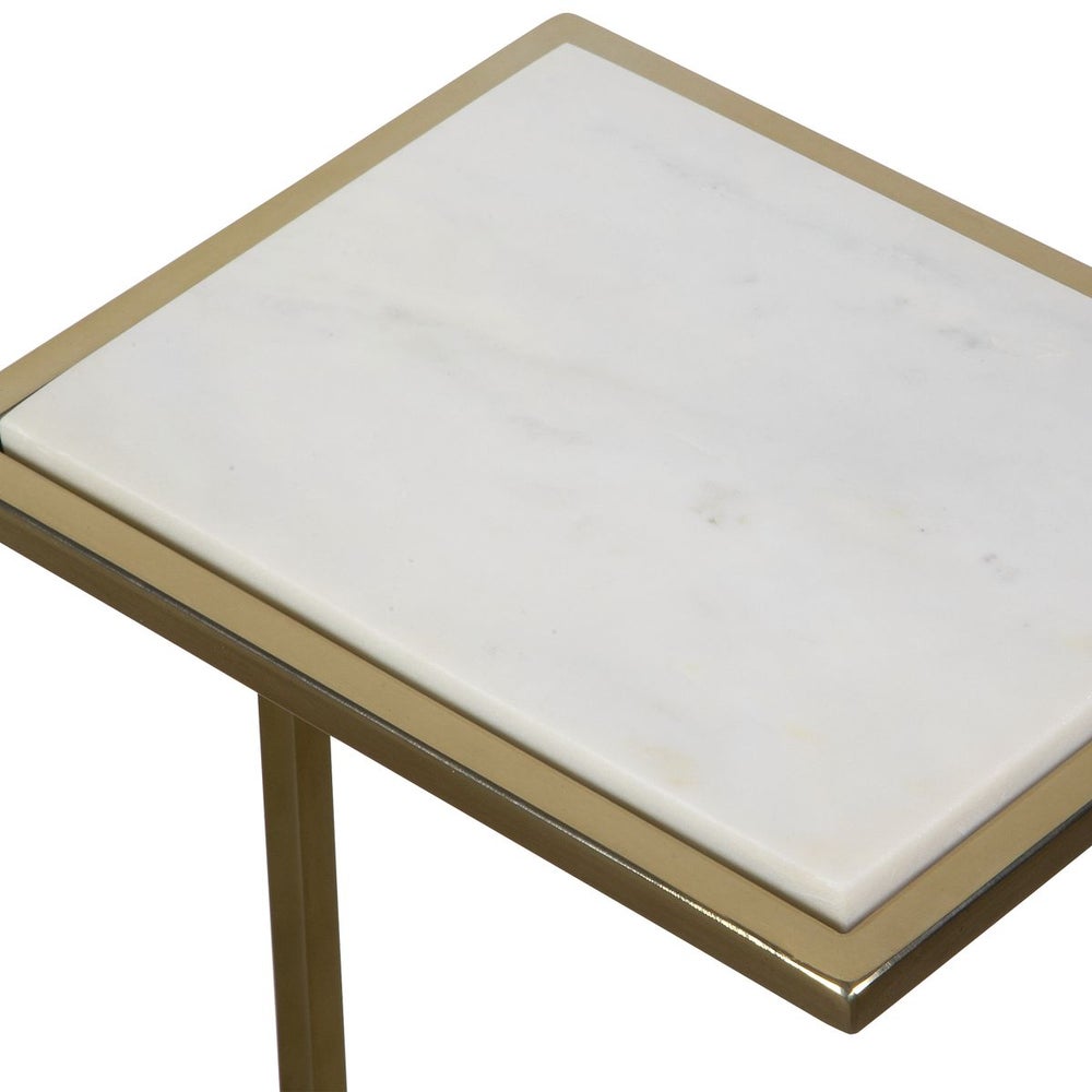 the Uttermost Elevate living room occasional end table is available in Edmonton at McElherans Furniture + Design