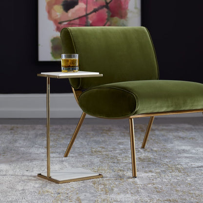 the Uttermost Elevate living room occasional end table is available in Edmonton at McElherans Furniture + Design