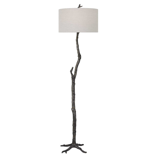 the Uttermost Spruce lighting floor lamp is available in Edmonton at McElherans Furniture + Design