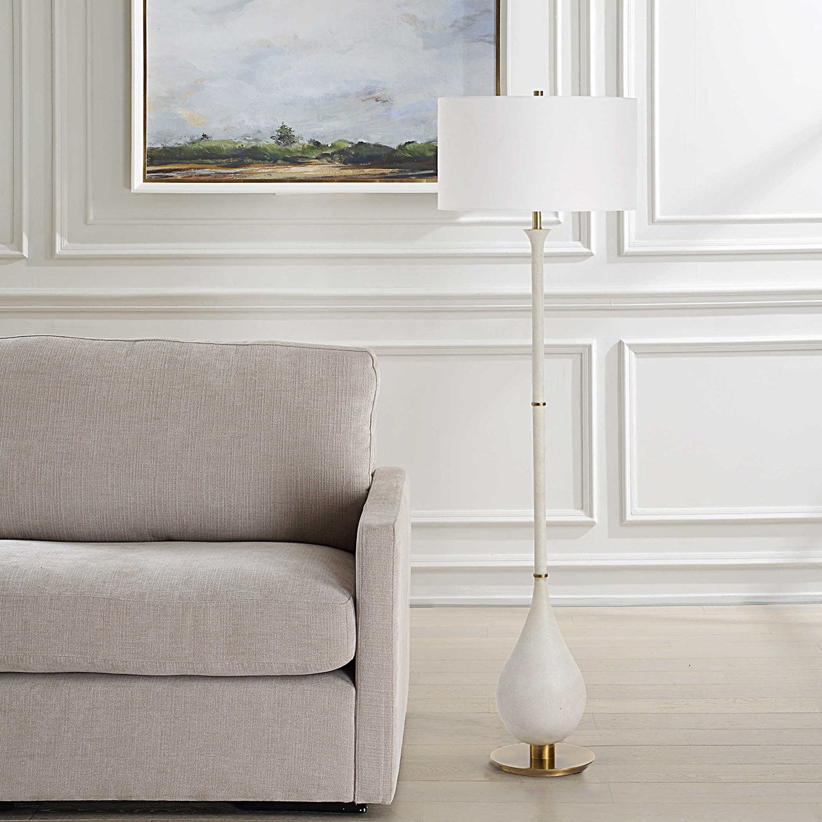 the Uttermost 30461 lighting floor lamp is available in Edmonton at McElherans Furniture + Design