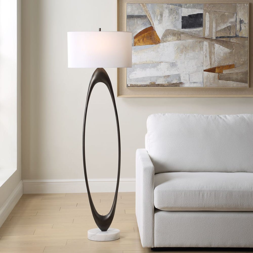 the Uttermost 30643 lighting floor lamp is available in Edmonton at McElherans Furniture + Design