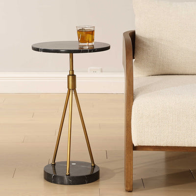 the Uttermost transitional 50066 living room occasional end table is available in Edmonton at McElherans Furniture + Design