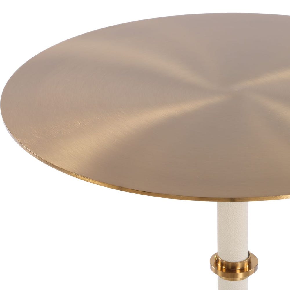 the Uttermost Cyprus living room occasional end table is available in Edmonton at McElherans Furniture + Design
