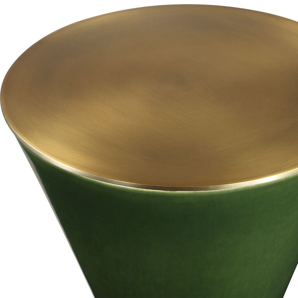 the Uttermost Ronde living room occasional end table is available in Edmonton at McElherans Furniture + Design