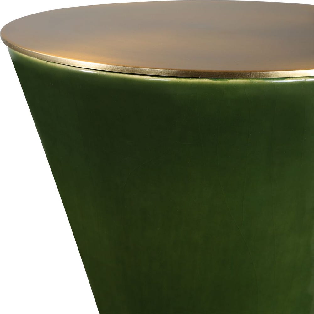 the Uttermost Ronde living room occasional end table is available in Edmonton at McElherans Furniture + Design
