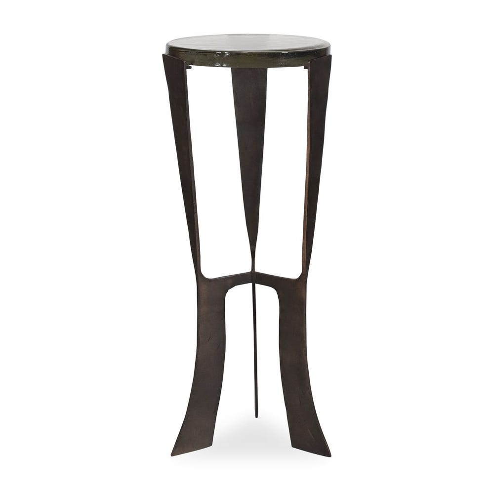 the Uttermost Renaud living room occasional end table is available in Edmonton at McElherans Furniture + Design