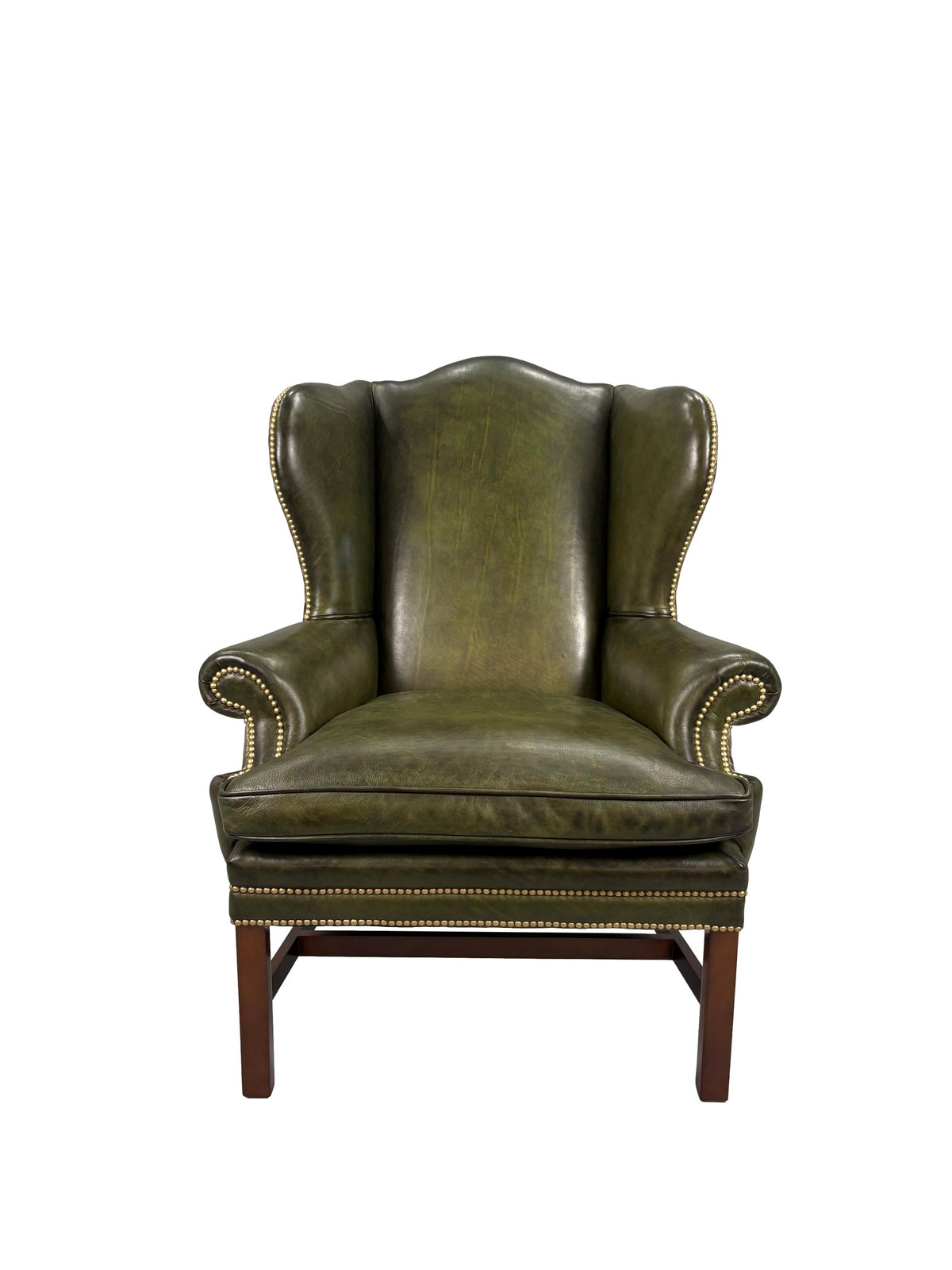the Whittemore Sherrill 1670-01 living room leather chair is available in Edmonton at McElherans Furniture + Design