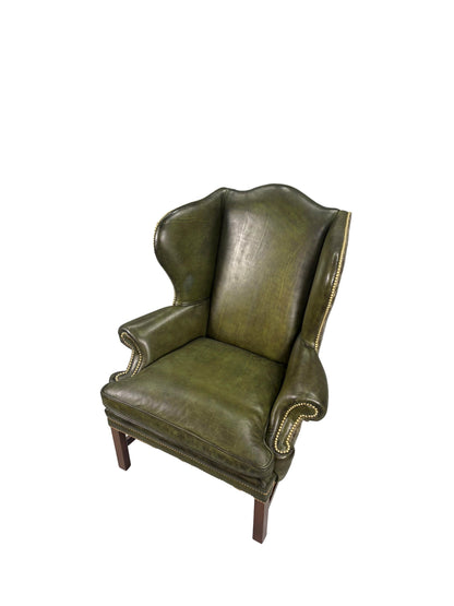 the Whittemore Sherrill 1670-01 living room leather chair is available in Edmonton at McElherans Furniture + Design