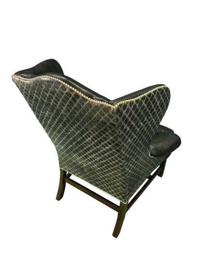 the Whittemore Sherrill 1670-01 living room leather chair is available in Edmonton at McElherans Furniture + Design