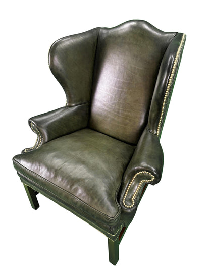 the Whittemore Sherrill 1670-01 living room leather chair is available in Edmonton at McElherans Furniture + Design
