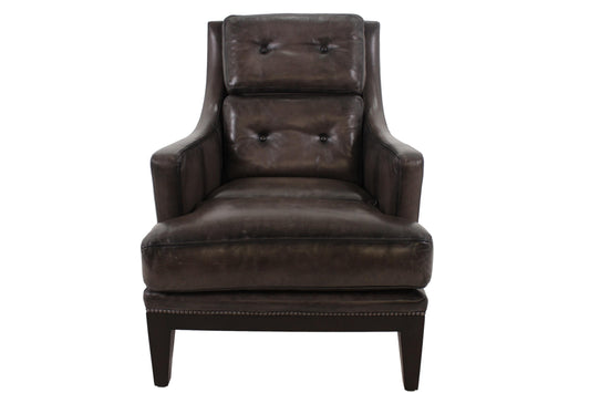 the Sherrill 420-01 living room leather chair is available in Edmonton at McElherans Furniture + Design