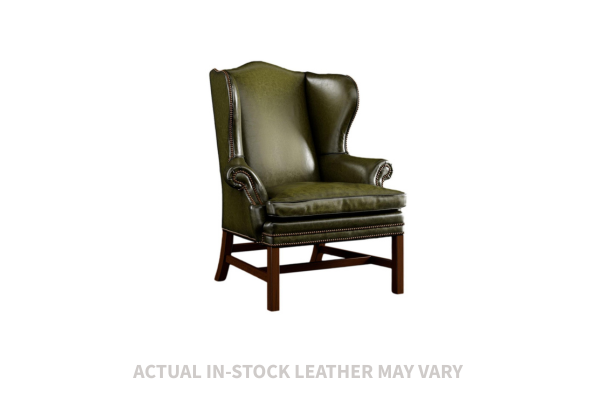 the Whittemore Sherrill 1670-01 living room leather chair is available in Edmonton at McElherans Furniture + Design
