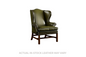 the Whittemore Sherrill 1670-01 living room leather chair is available in Edmonton at McElherans Furniture + Design