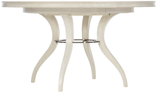 the Allure 6 piece round dining package is available in Edmonton at McElherans Furniture + Design